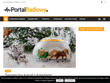 Tablet Screenshot of portalradiowy.pl